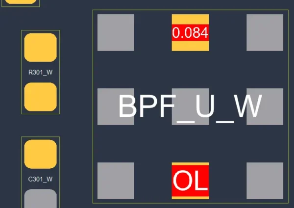 (BPF_U_W)IC Filter RF iPhone 12 Pro Max(ACPF_7150_AP1)ohm