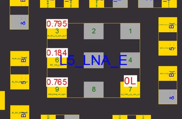 (L5_LNA_E)IC Amplifier GPS iPhone 12 Pro _12 (SKY53813-34)OHMZ