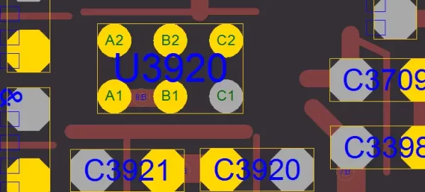 (U3920)(IC Regulator LDO iPhone 11 Pro Max (SCY99247-1.20V)OHMZ