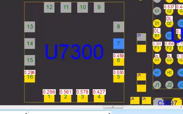 (U7300)IC Accelerometer And Gyroscope Sensor iPhone 12 Pro Max(BMI282AA)OHMZ