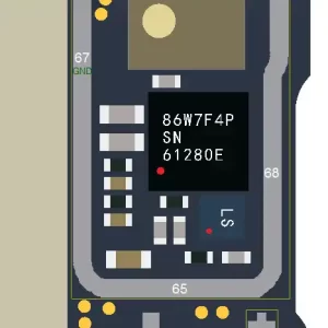 (U3100)(IC DC To DC Converter iPhone XS Max (SN61280Epic