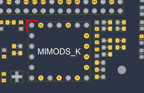 MIMODS_K )IC Switch Diversity Antenna iPhone 11 Pro Max (HFQRXRDJB-728)OHM