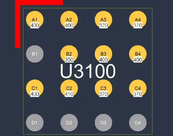 (U3100)IC DC To DC Converter iPhone 11 Pro Max (SN61280E)ohm