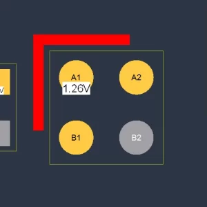 (U5701)IC Regulator LDO iPhone XS (SCY99224_1.10V)OHM