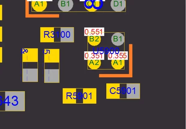 (U5900)IC Overvoltage protection iPhone XS (TPS3720_S)ohmz