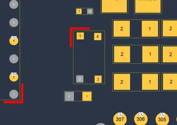 (U8301)IC Sensor Hall Effect iPhone XS (AK8789)ohm