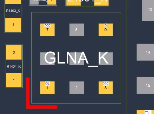 (GLNA_K)(SKY65767) IC Amplifier GPS iPhone XOHMM