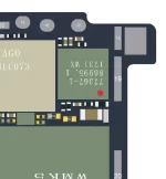 (GSMPA_K)IC Amplifier GSM iPhone X (SKY77367)PIC