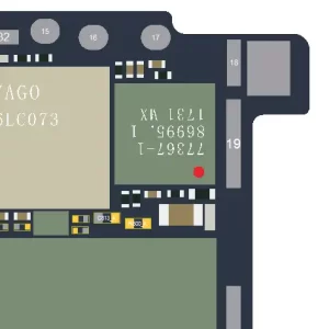 (GSMPA_K)IC Amplifier GSM iPhone X (SKY77367)PIC