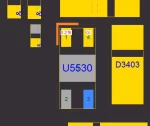 (U5530)IC Sensor Hall Effect iPhone X (AK8789)OHMZ